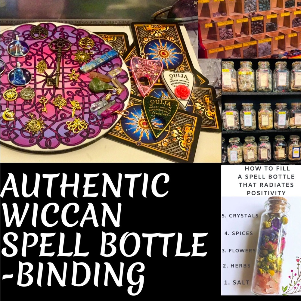 🔮Genuine Wiccan Spell Bottle for BINDING
